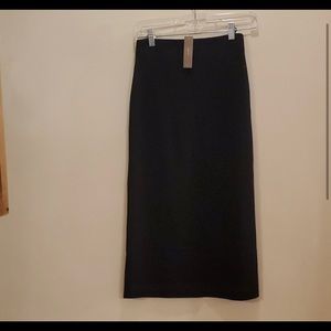 J Crew new Black 29inch knit tube skirt XXS